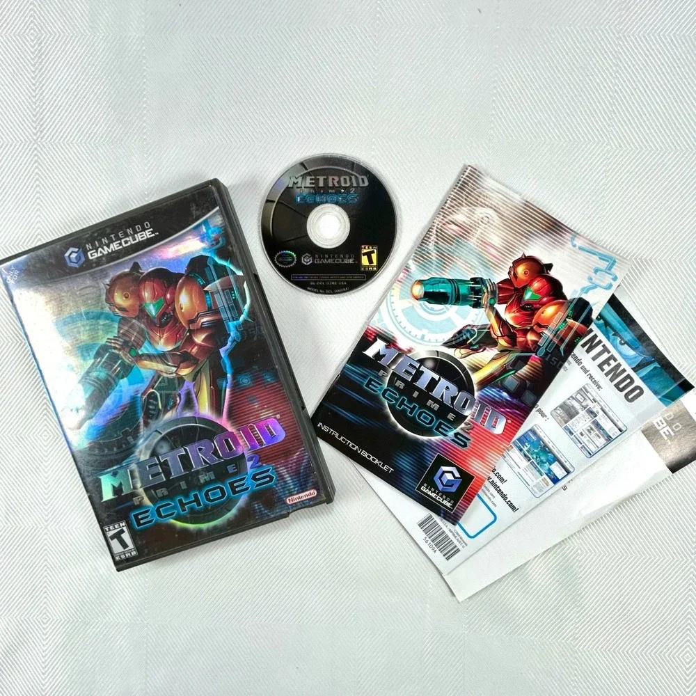 Metroid Prime 2: Echoes - Nintendo GameCube, 2004 - COMPLETE IN BOX - tested